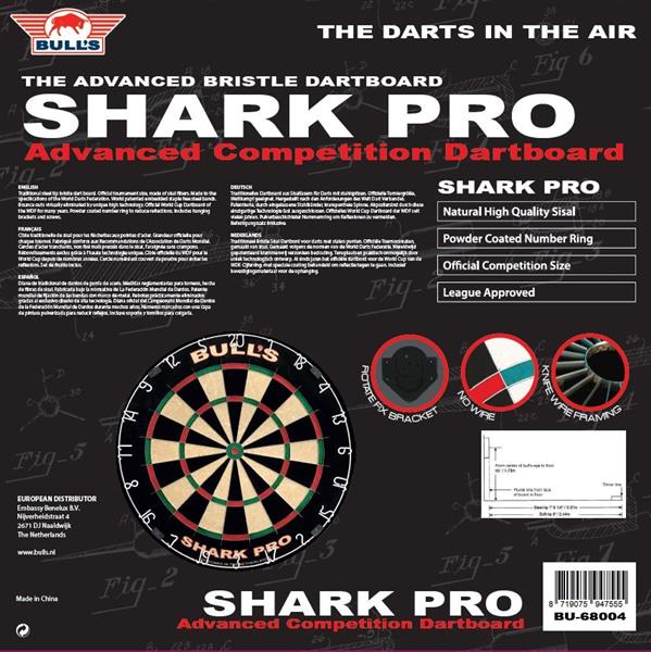 Grote foto bull shark pro dartboard bull shark pro dartboard sport en fitness darts