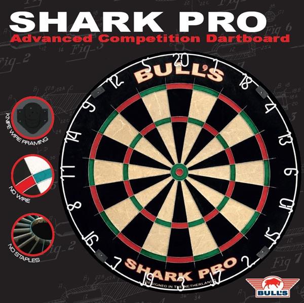 Grote foto bull shark pro dartboard bull shark pro dartboard sport en fitness darts