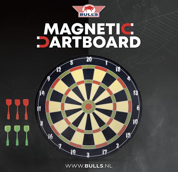 Grote foto bull magnetic dartboard bull magnetic dartboard sport en fitness darts