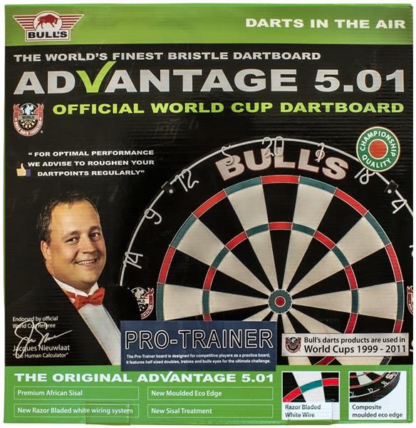 Grote foto bull the advantage trainer dartboard bull the advantage trainer dartboard sport en fitness darts