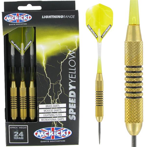 Grote foto mckicks speedy yellow 24 mckicks speedy yellow 24 sport en fitness darts