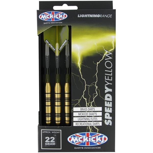 Grote foto mckicks speedy yellow 22 mckicks speedy yellow 22 sport en fitness darts