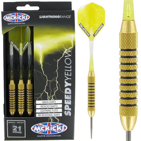 Grote foto mckicks speedy yellow 21 mckicks speedy yellow 21 sport en fitness darts