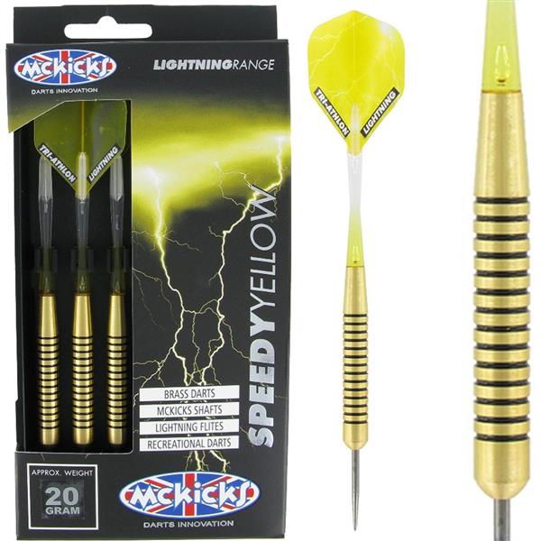 Grote foto mckicks speedy yellow 20 mckicks speedy yellow 20 sport en fitness darts