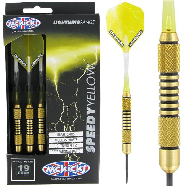 Grote foto mckicks speedy yellow 19 mckicks speedy yellow 19 sport en fitness darts