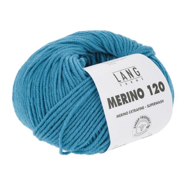 Grote foto lang yarns merino 120 50 gram nr 378 turquoise verzamelen overige verzamelingen