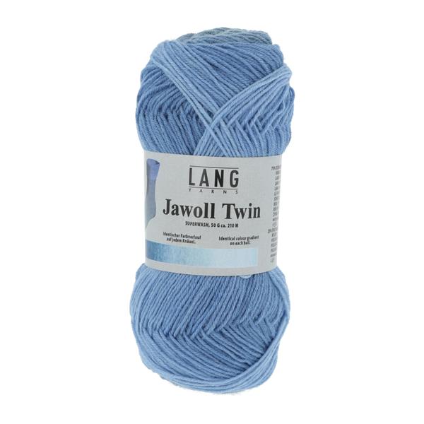Grote foto lang yarns jawoll twin 0507 blauw verzamelen overige verzamelingen