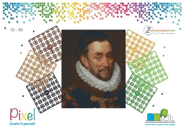 Grote foto pixelhobby patroon 5636 willem van oranje verzamelen overige verzamelingen