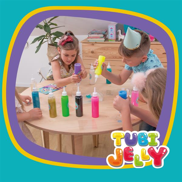 Grote foto tuban tubi jelly set met 6 kleuren en klein aquarium monsters kinderen en baby overige