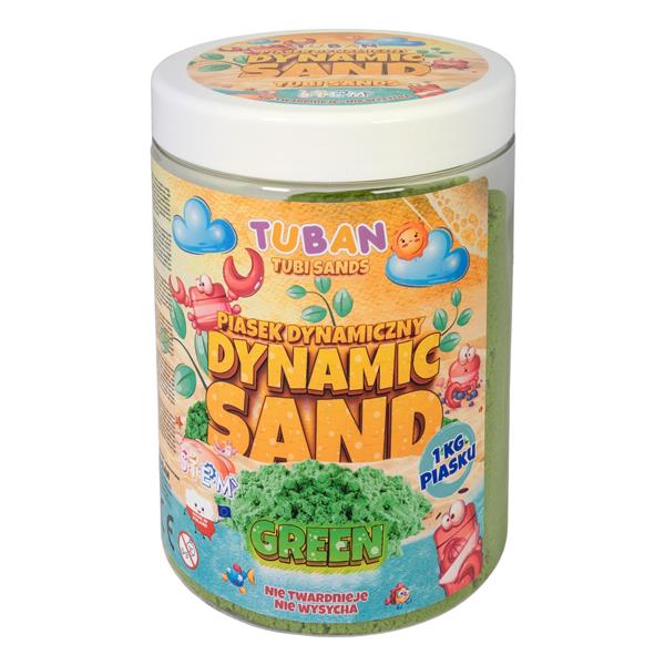 Grote foto tuban dynamic sand groen 1 kg kinderen en baby overige