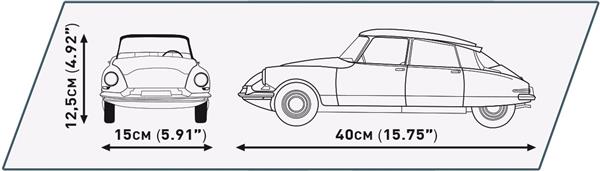 Grote foto cobi 24347 citroen ds19 1956 kinderen en baby overige