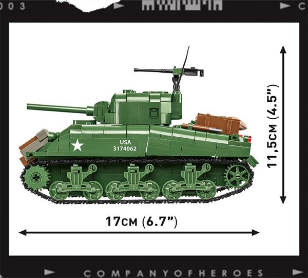 Grote foto cobi 3044 sherman m4a1 kinderen en baby overige