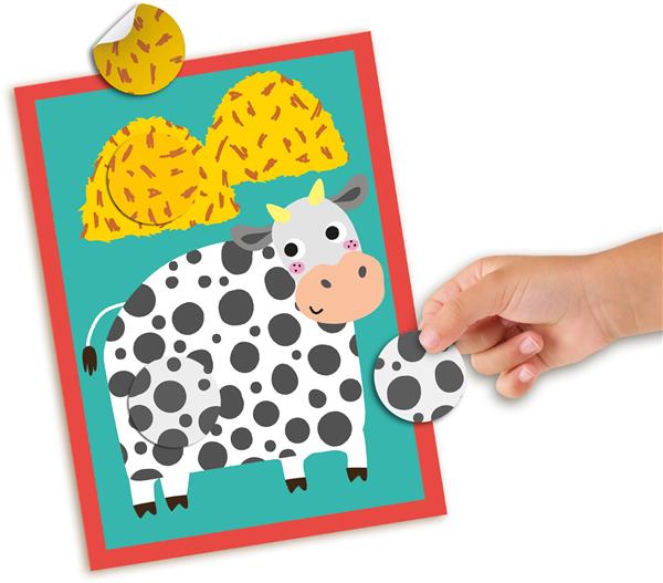 Grote foto ses creative my first dierenprint stickers kinderen en baby overige