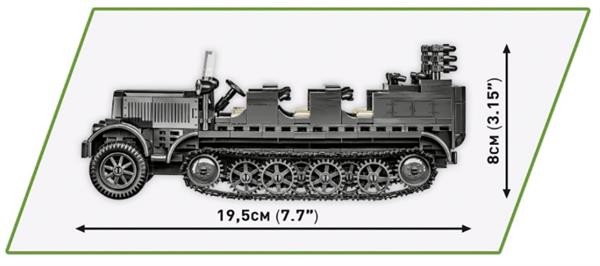 Grote foto cobi 2275 sd.kfz.7 halftrack kinderen en baby overige