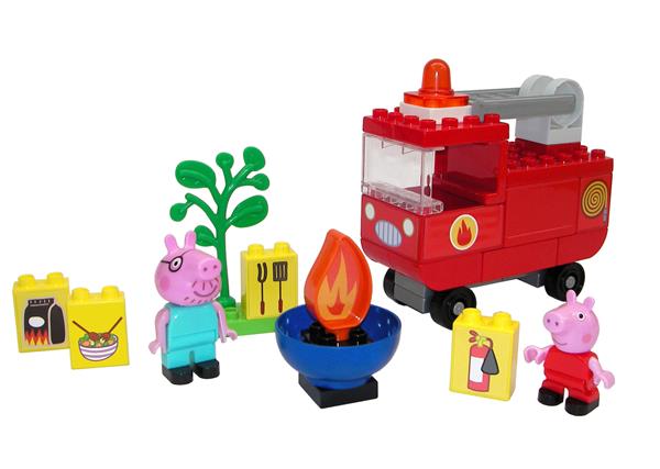 Grote foto big bloxx peppa pig brandweerwagen kinderen en baby overige