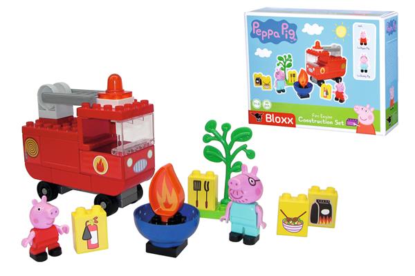 Grote foto big bloxx peppa pig brandweerwagen kinderen en baby overige