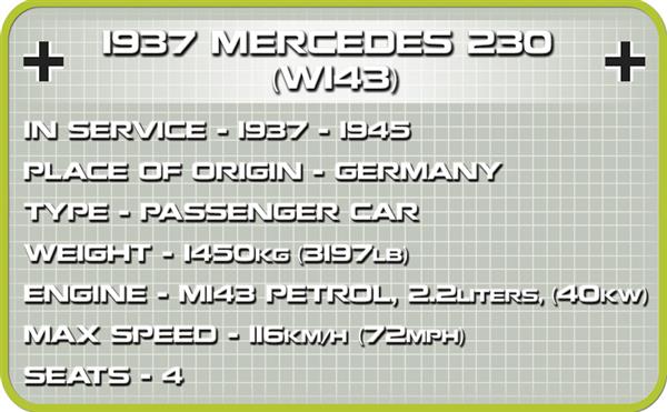 Grote foto cobi 2251 1937 mercedes 230 kinderen en baby overige