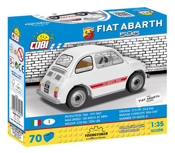 Grote foto cobi 24524 fiat abarth 595 kinderen en baby overige