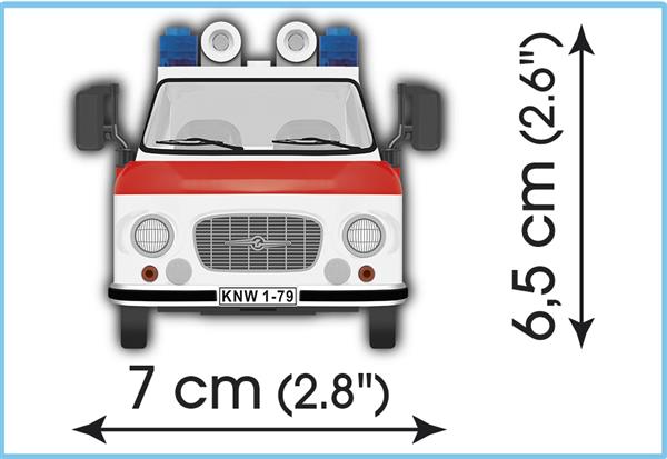 Grote foto cobi 24595 barkas b1000 ziekenauto kinderen en baby overige