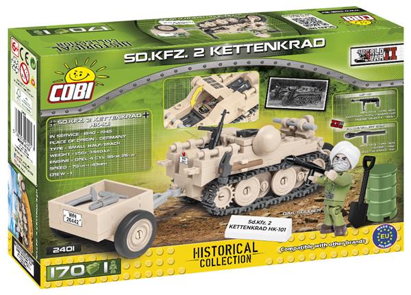 Grote foto cobi ww2 2401 sd.kfz. 2 kettenkrad kinderen en baby overige