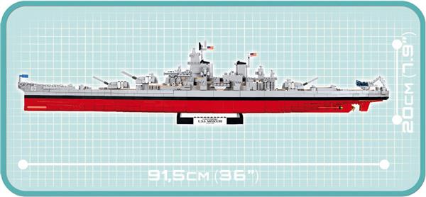 Grote foto cobi ww2 4812 battleship uss iowa missouri 2in1 kinderen en baby overige