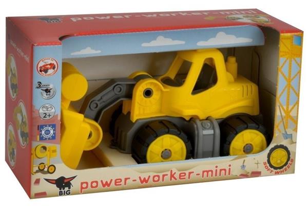 Grote foto big power worker mini shovel kinderen en baby los speelgoed