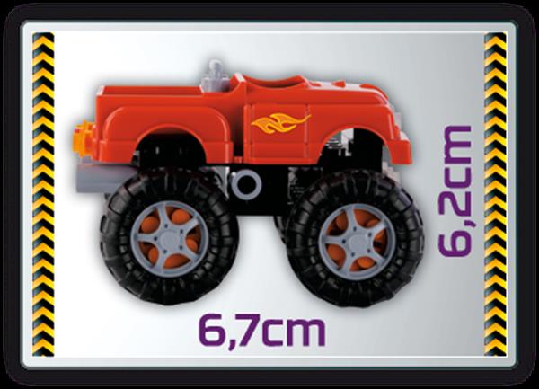 Grote foto cobi monster trux 20050 red rider kinderen en baby overige