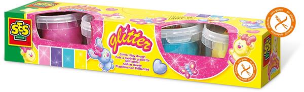 Grote foto klei glitter 4x90gr kinderen en baby overige