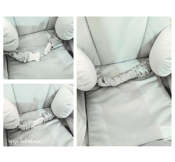 Grote foto babyschommel mintgreen met veiligheidsgordels mintgreen kinderen en baby overige