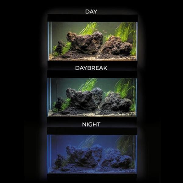 Grote foto aquael optiset 200 aquarium zwart 100cm met meubel dieren en toebehoren vissenkommen