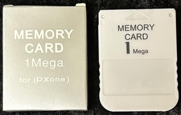 Grote foto memory card voor playstation 1 ps1 grijs 1 mega nieuw spelcomputers games overige merken