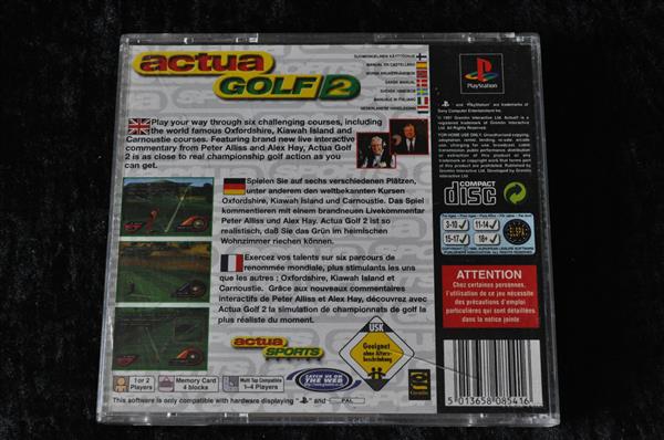 Grote foto actua golf 2 playstation 1 ps1 spelcomputers games overige playstation games