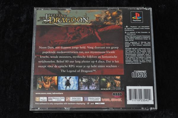Grote foto the legend of dragoon playstation 1 ps1 spelcomputers games overige playstation games