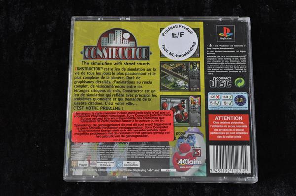 Grote foto constructor playstation 1 ps1 spelcomputers games overige playstation games
