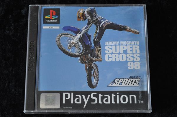 Grote foto jeremy mcgrath super cross 98 playstation 1 ps1 spelcomputers games overige playstation games