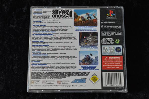 Grote foto jeremy mcgrath super cross 98 playstation 1 ps1 spelcomputers games overige playstation games