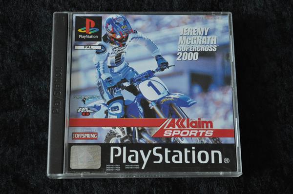 Grote foto jeremy mcgrath super cross 2000 playstation 1 ps1 no manual spelcomputers games overige playstation games