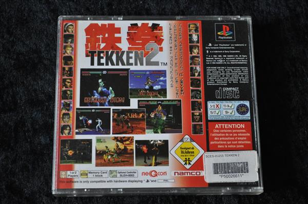 Grote foto tekken 2 playstation 1 ps1 no manual spelcomputers games overige playstation games