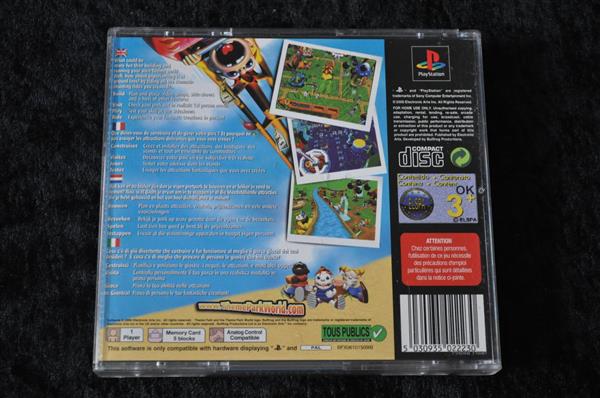 Grote foto theme park world playstation 1 ps1 no manual spelcomputers games overige playstation games