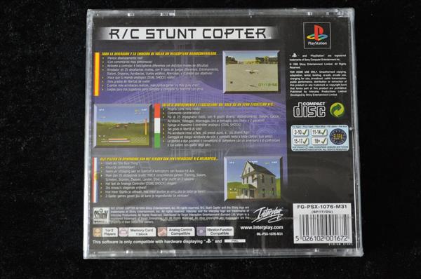 Grote foto rc stunt copter playstation 1 ps1 new sealed spelcomputers games overige playstation games