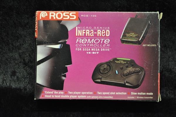 Grote foto sega mega drive ross micro genius rcg 200 wireless controller boxed spelcomputers games overige merken