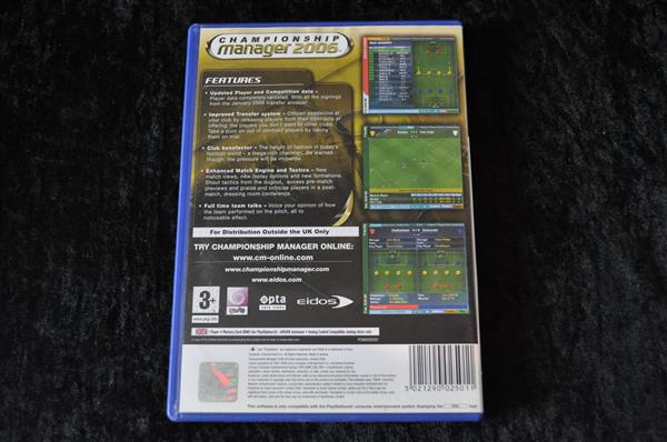 Grote foto championship manager 2006 playstation 2 ps2 spelcomputers games playstation 2