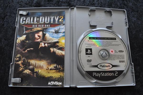 Grote foto call of duty 2 big red one playstation 2 ps2 platinum spelcomputers games playstation 2