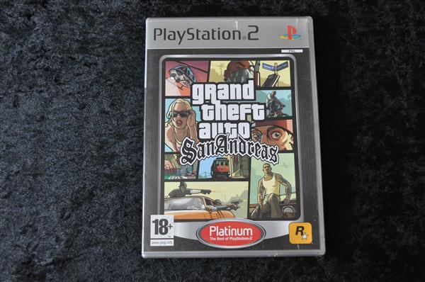 Grote foto grand theft auto san andreas ps2 platinum no manual spelcomputers games playstation 2