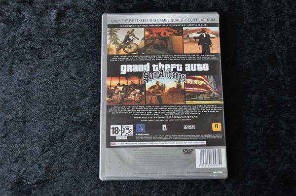 Grote foto grand theft auto san andreas ps2 platinum no manual spelcomputers games playstation 2