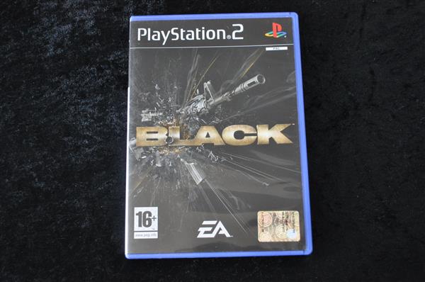 Grote foto black playstation 2 ps2 spelcomputers games playstation 2