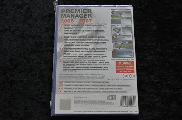 Grote foto premier manager 2006 2007 playstation 2 ps2 new sealed spelcomputers games playstation 2