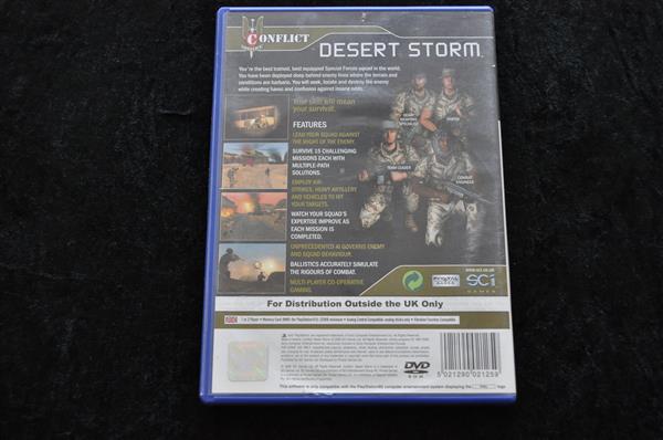 Grote foto conflict desert storm playstation 2 ps2 geen manual spelcomputers games playstation 2