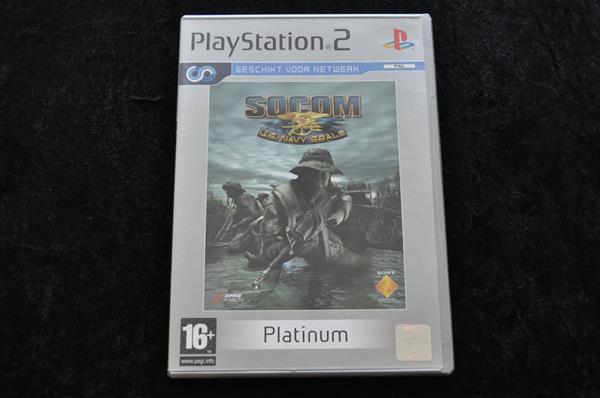 Grote foto socom u.s. navy seals playstation 2 ps2 platinum geen manual spelcomputers games playstation 2