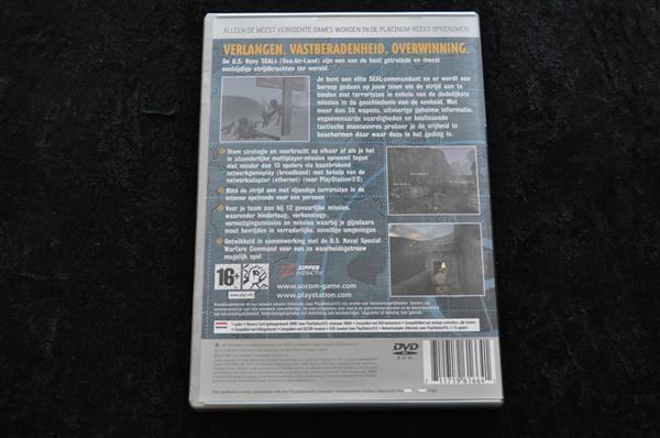 Grote foto socom u.s. navy seals playstation 2 ps2 platinum geen manual spelcomputers games playstation 2